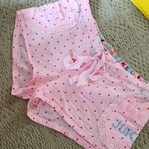 Juicy couture pj shorts